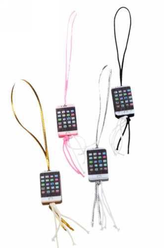 [K1340379] Gelukspoppetjes Smartphone Met Koord 100stuks