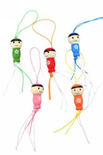 [K1340380] Gelukspoppetjes Doll Assortie Met Koord 50stuks