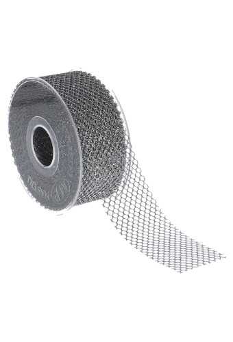 [K1390582] Luxe Kadolint Weblint Zilver Metallic 40mm x 15meter