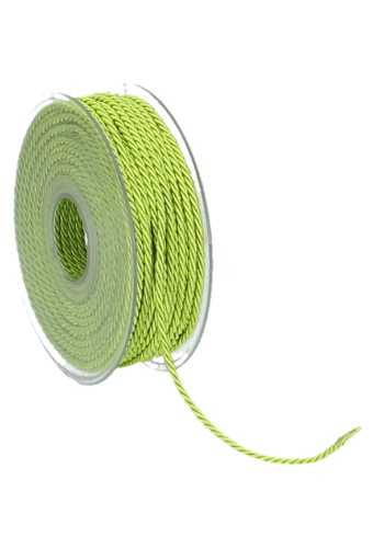 [K1400041] 2 HALEN & 1 BETALEN Kadolint Polyester Koord Lime Groen 2.5mm x 30m