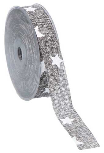 [K1390567] Kadolint Canvas Grijs Witte Ster 25mm x 20meter