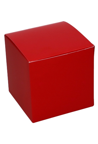 [K1270371] Kubus Kadodoosjes Rood 6x6x6cm 25stuks