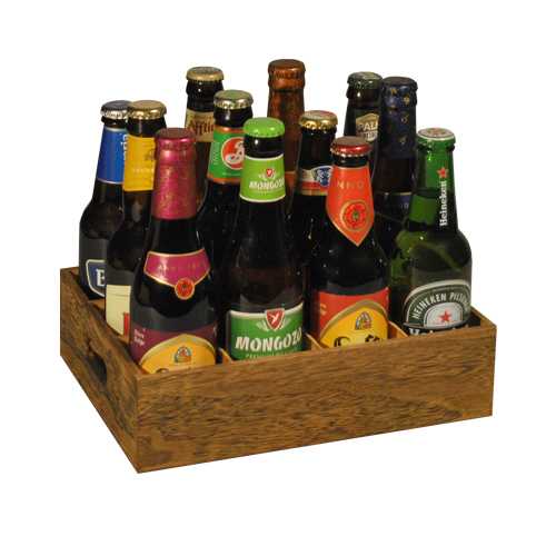 [1180052] Bierverpakking Tray 27x20.5x7.2cm 12 flesjes 18stuks