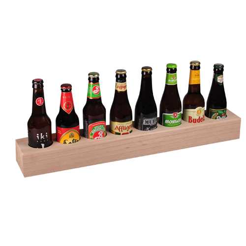 [1180053] Bierverpakking Bierdrager Naturel 61.5x9x6.8cm 8 flesjes 18stuks