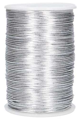 [K1390588] Luxe Kadolint Trek Koord Gelamineerd Zilver 2mm x 200 Meter