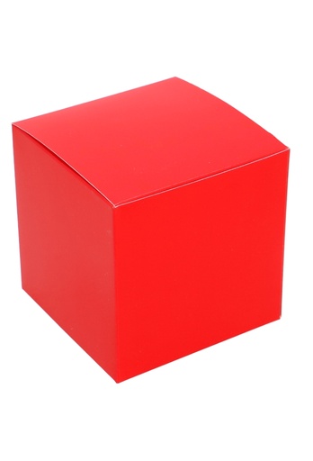 [K1270375] Kubus Cadeaudoosjes Rood 8x8x8cm 25stuks