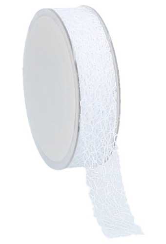 [K1390590] Cadeaulint Honey Weblint Wit 25mm x 20 meter