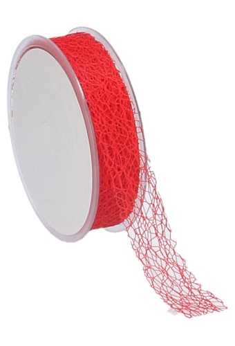 [K1390597] Cadeaulint Honey Weblint Rood 25mm x 20 meter