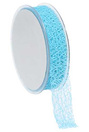[K1390603] Cadeaulint Honey Weblint Aqua Blauw 25mm x 20 meter