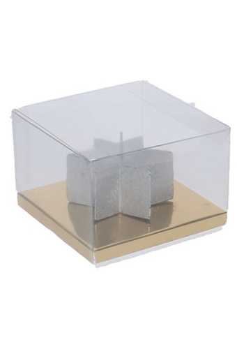 [K1271195] Transparant Kadodoosje Kubus PET 12x12x8cm 10stuks