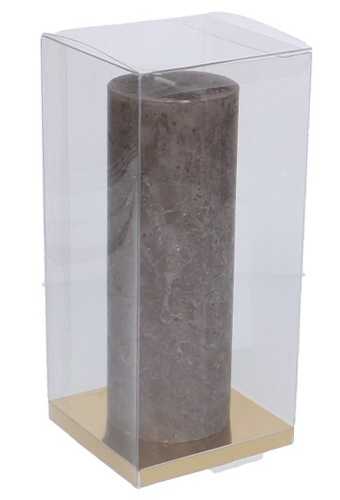 [K1271201] Transparant Kadodoosje Rechthoekig PET 10x10x22cm 10 stuks