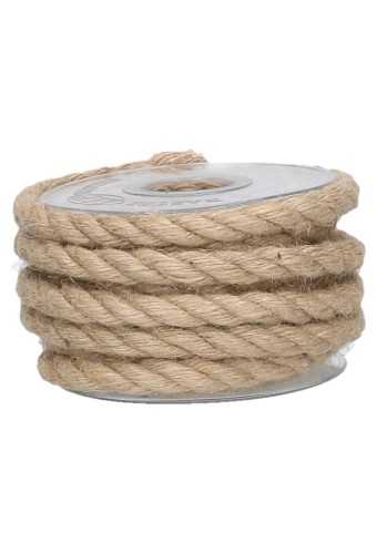 [K1390636] Koord Lint Gedraaid Jute XL Naturel 12mm x 6meter