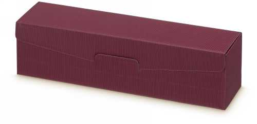 [1170012] Wijndoos Modern Bordeaux 38x9x9cm 1fles Liggend 50stuks