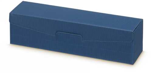 [1170014] Wijndoos Modern Blauw 38x9x9cm 1fles Liggend 50stuks