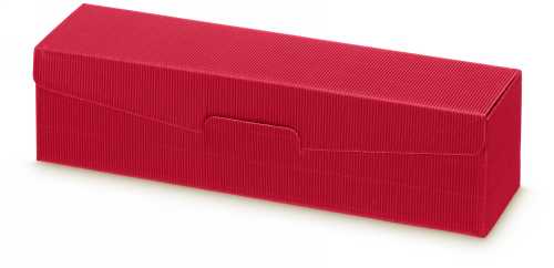 [1170021] Wijndoos Modern Rood 38x9x9cm 1fles Liggend 50stuks