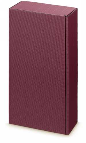 [1170026] Wijndoos Modern Bordeaux Rood 36x18x9cm 2 fles 25stuks