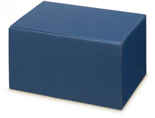 [K1170074] Wijndoos Modern Blauw 38x25x19cm 6 flessen 10 stuks