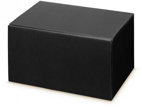 [K1170076] Wijndoos Modern Zwart 38x25x19cm 6 flessen 10 stuks