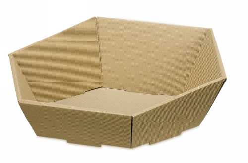 [1170159] Geschenkdoos Korf Modern Naturel Groot 46.5x41.5x9-15.5cm 25stuks