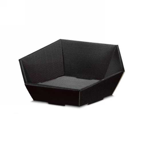 [1170329] Geschenkdoos Korf Modern Zwart Middel 38x34x7.5-13cm 25stuks