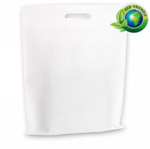 [1170694] Wijntasje Nonwowen Wit 3-flessen 35x45cm 20stuks