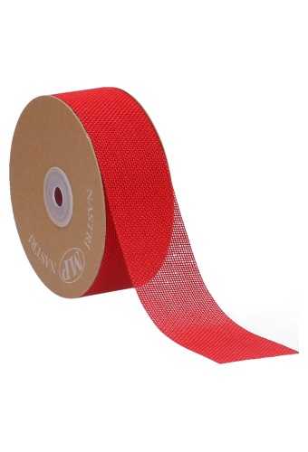 [K1390619] Geschenklint Canvas Rood 40mm x 20 meter