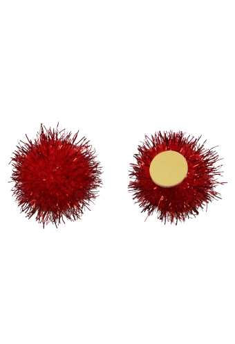[K1340165] Pombows 25mm Rood met plakker 100stuks
