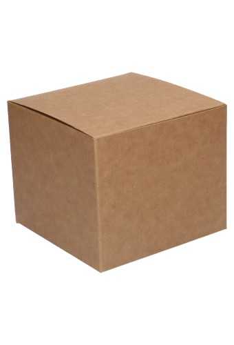 [K1271217] Kadodoos Dozza Glad Naturel Rechthoekig 400gram 13x13x11cm 10stuks