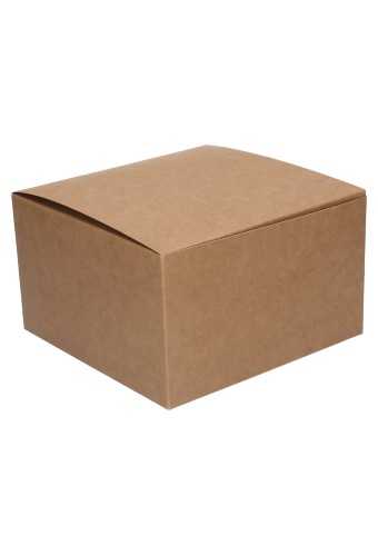 [K1271216] Kadodoos Dozza Glad Naturel Rechthoekig 400gram 17x17x10cm 10stuks