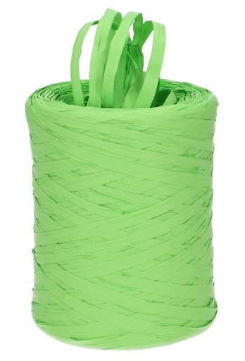 [K1430007] Raffia Linten Trend Appel Groen 5mm x 200 meter