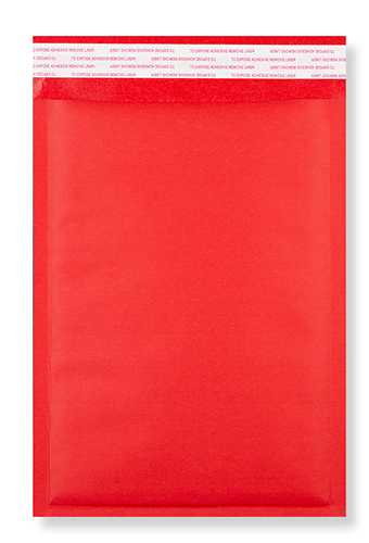 [1490273] Luchtkussenenvelop Leper Kraft Rood 23x32.4cm 50stuks