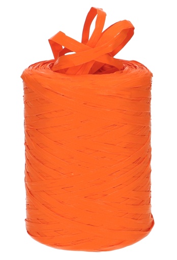 [K1430005] Raffia Linten Trend Oranje 5mm x 200 meter