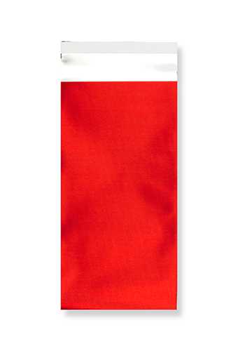 [1490142] Folie Enveloppen Aalst Mat Metallic Rood 11x22cm (DL) 100stuks