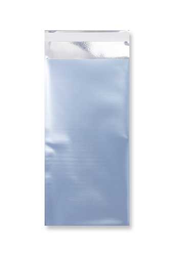 [1490146] Folie Enveloppen Aalst Mat Metallic IJsblauw 11x22cm (DL) 100stuks