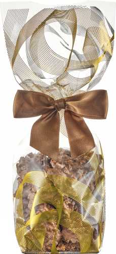 [K1250022] Luxe Cellofaan Zakjes Slinger & Zilveren Bodem 10x4x22cm 100stuks