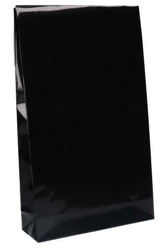 [K1070719] Luxe Kadozakjes Mila Glans Zwart & Plakstrip 20x6.5x33cm 50stuks