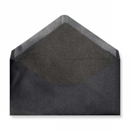 [1490369] Luxe Enveloppen Dinant Zwart & Zwart 11x22cm 100stuks