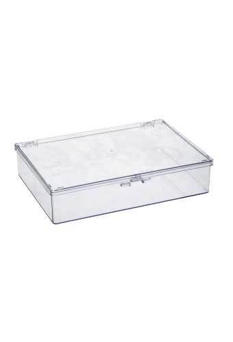 [1350126] Rechthoekig transparant doosje 220x153x45mm 20stuks