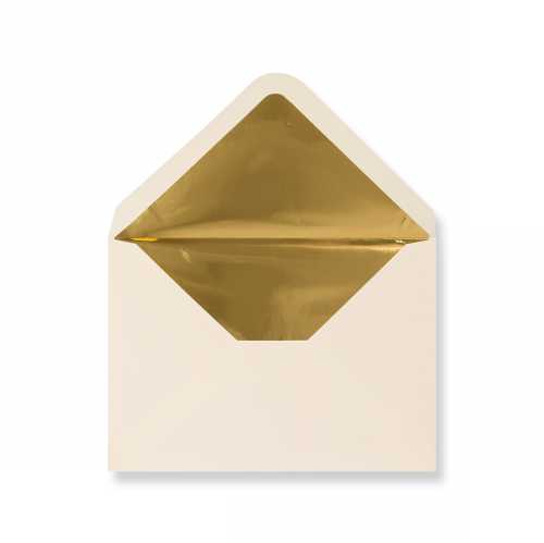[1490403] Luxe Enveloppen Dinant Creme & Goud 11.4x16.2cm 100stuks
