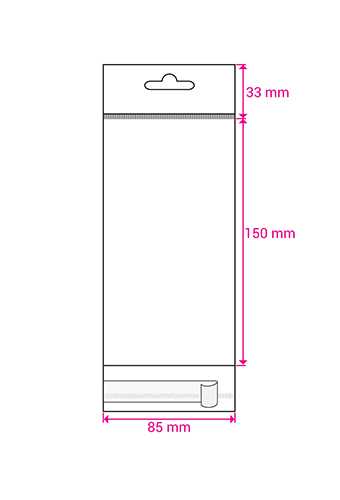 [K1240164] Cellofaan Zakjes Transp. & Wit Euroslot & Plakstrip 150x85mm 100stuks