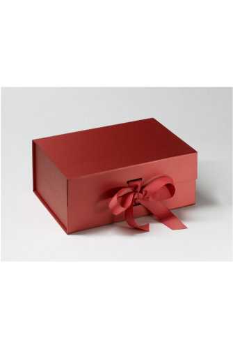 [K167083] Luxueuze Magneetdozen Diamond & Satijn Rood 22x16x9.5cm 12stuks