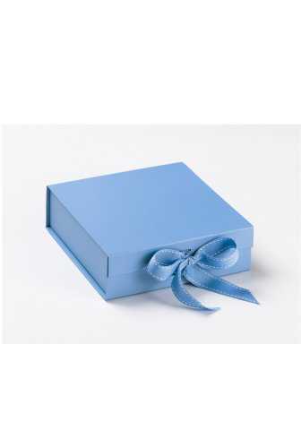 [K167036] Luxueuze Magneetdozen Diamond & Satijn Blue Mat 20.5x21.5x6cm 12stuks