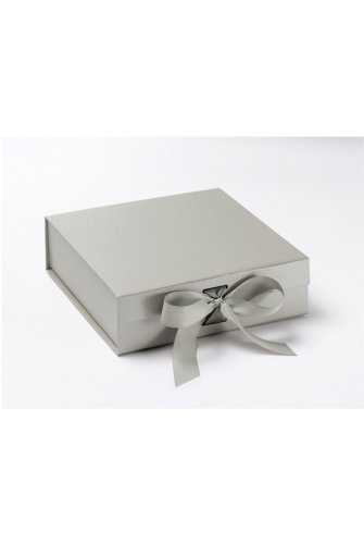 [K167037] Luxueuze Magneetdozen Diamond & Satijn Zilver Mat 20.5x21.5x6cm 12st