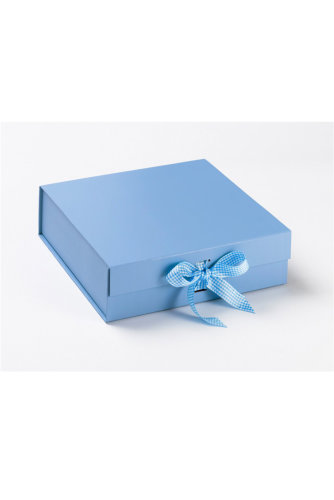 [K167057] Luxueuze Magneetdozen Diamond & Satijn Blauw Mat 28.5x29x8.7cm 12stuks