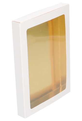 [K1360426] Chocoladeletterdozen Wit 17.7x14.2x2cm 60stuks