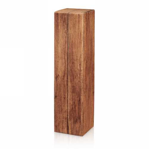 [1170852] Wijndoos 1 fles Timber 9x9x35.5cm 50stuks