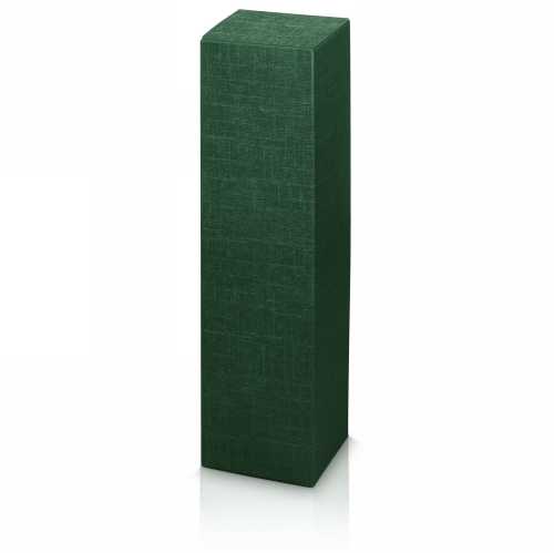 [1170851] Wijndoos 1 fles Relief Groen 9x9x35.5cm 50stuks