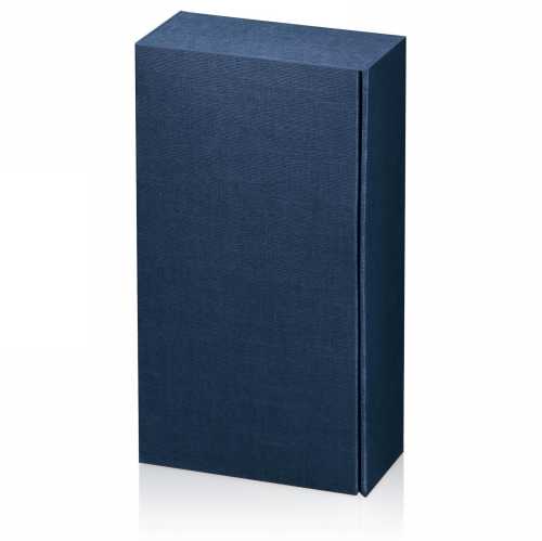 [1170848] Wijndoos 2 fles Relief Blauw 36x18x9cm 25stuks