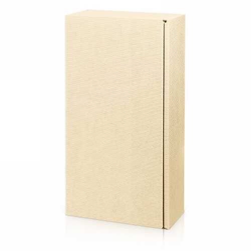 [1170853] Wijndoos 2 fles Modern Creme 36x18x9cm 25stuks