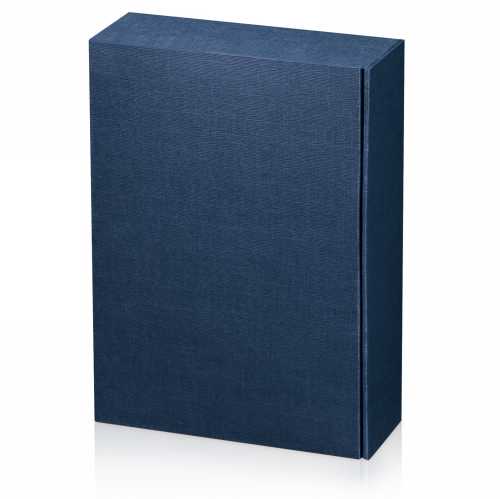 [1170849] Wijndoos 3 fles Relief Blauw 36x25x9cm 25stuks